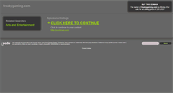 Desktop Screenshot of flashgames.freakygaming.com