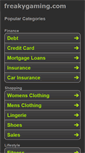 Mobile Screenshot of flashgames.freakygaming.com