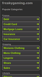 Mobile Screenshot of freakygaming.com